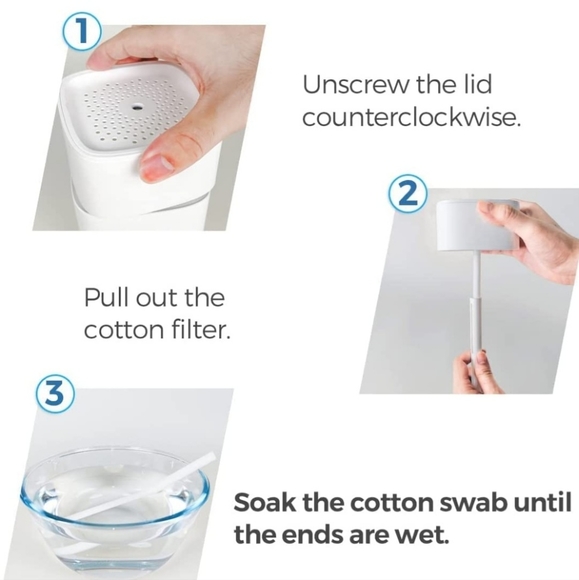 COPY - CLONEMUS Small Humidifiers for bedroom (1L), Mini Portable USB Humidifier - Picture 4 of 5